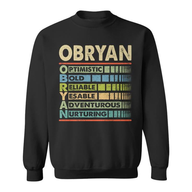 Obryan Family Name Obryan Last Name Team Sweatshirt