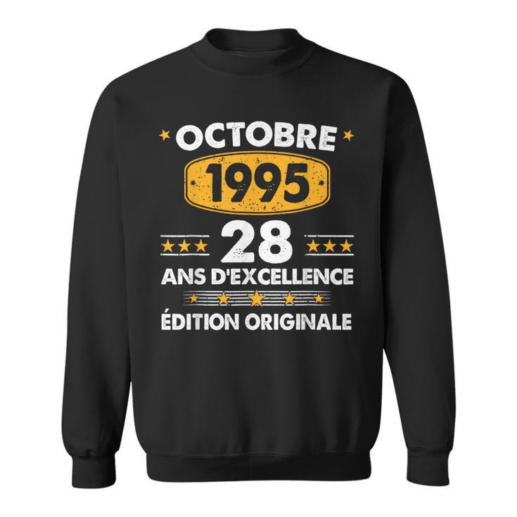 T-shirt 30 Ans 'Né En Octobre 1995' - Cadeau D'anniversaire Homme Ou Femme - 10