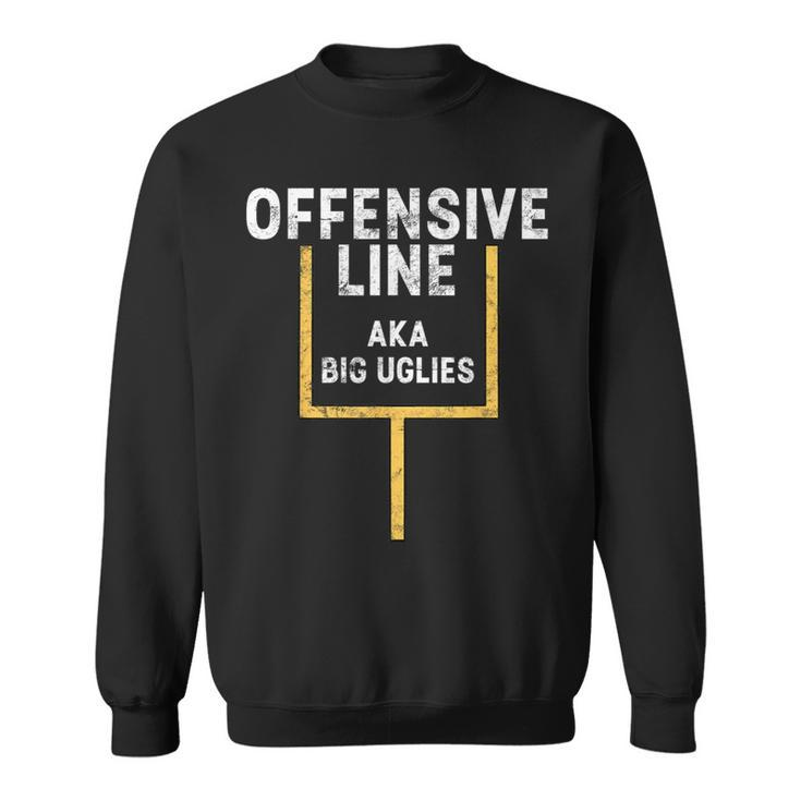 Offensive Lineman Ol Big Nasty Football Sweatshirt