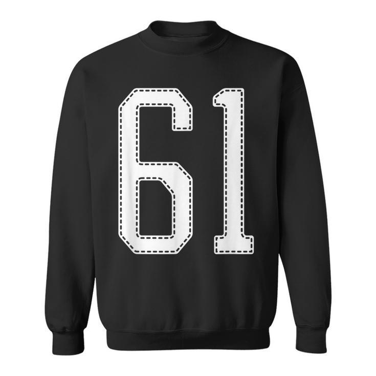 Official Team League 61 Jersey Number 61 Sports Jersey Sweatshirt