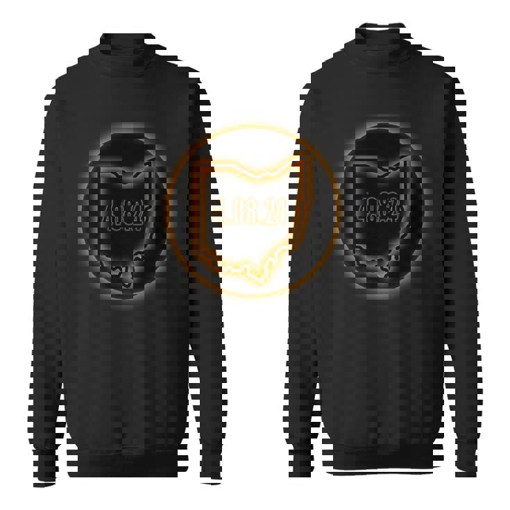 Ohio April 8 2024 Totality Spring Total Solar Eclipse Sweatshirt