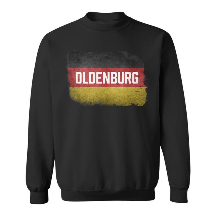 Oldenburg Germany German Flag Vintage Souvenir Sweatshirt