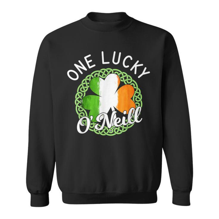 One Lucky O'neill Irish Family Name Sweatshirt