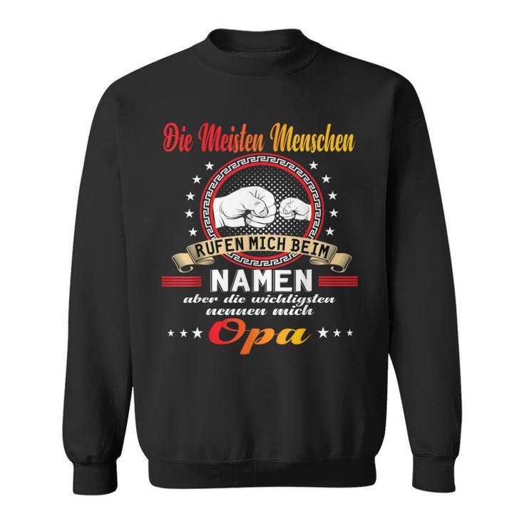 Opa Atertag Papa Stolzer Grossvater Geschenk Sweatshirt