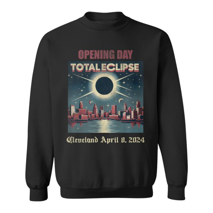 Opening Day Total Eclipse Cleveland April 8 2024 Sweatshirt