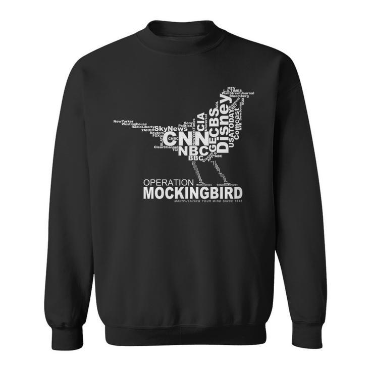 Operation Mockingbird Media Word Cloud Sweatshirt