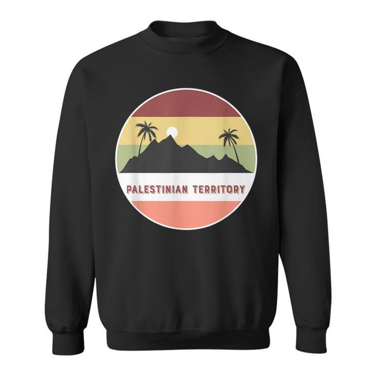 Palestinian Territory Mountain And Palms Sweatshirt