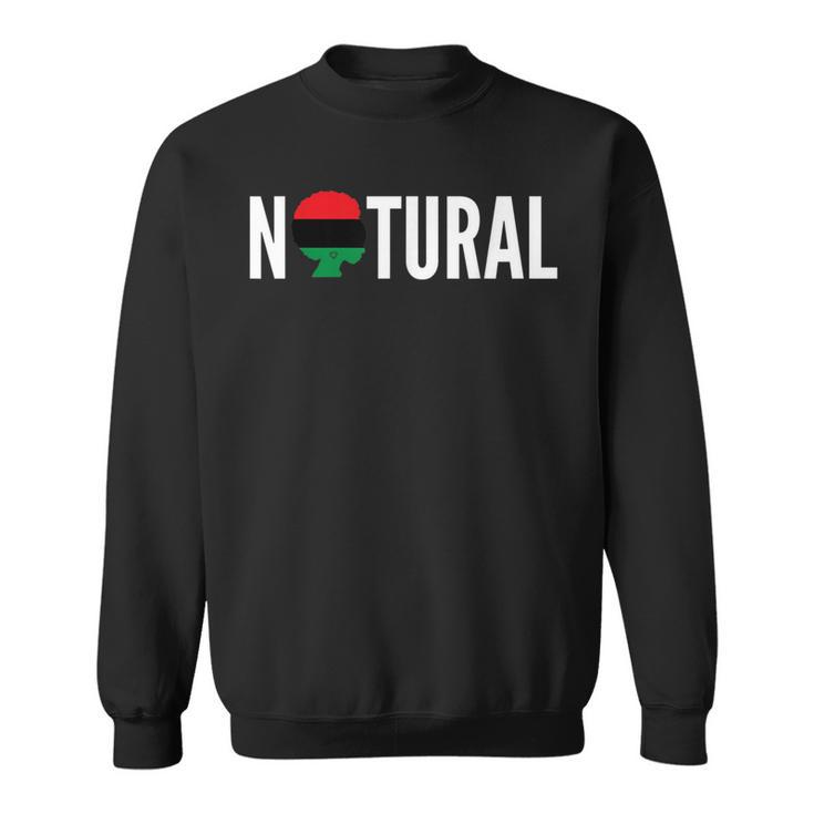 Pan African Flag Natural Melanin Afro Pride Black Pride Love Sweatshirt