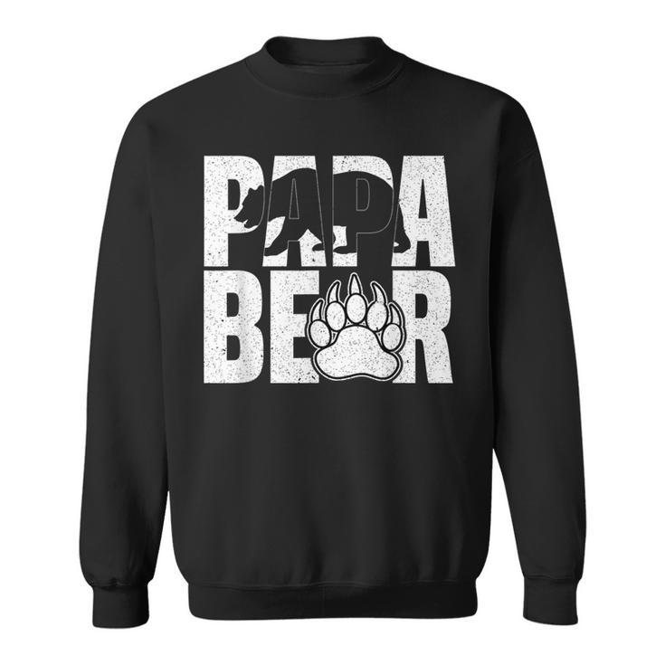 Papa Bärintage Papa Bär Liebhaber Papa Papaatertag Sweatshirt