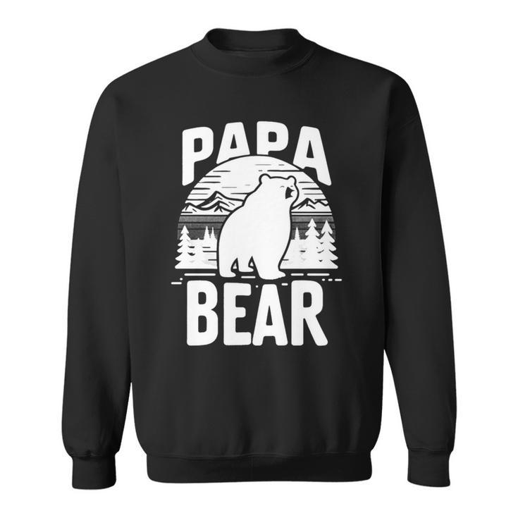 Papa Bear Für Stolzenater Ehemann Onkel Zumatertag Sweatshirt