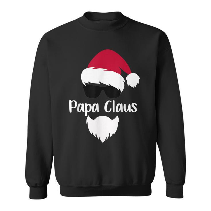 Papa Claus Christmas Santa Costume Matching Family Xmas Sweatshirt