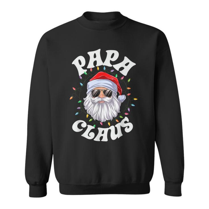 Papa Claus Santa Christmas Dad Family Matching Pajamas Xmas Sweatshirt