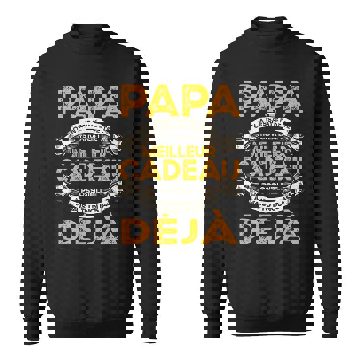 Papa Fête Des Pères Cadeau Homme Cadeau Papa Manche Longue Sweater e