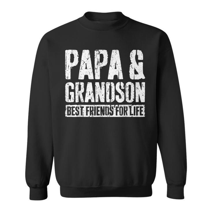 Papa And Grandson Best Friends For Life Sweatshirt