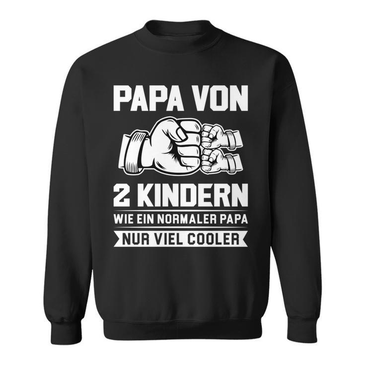 Papaon 2 Kindern Papa 2 Kinder Sweatshirt