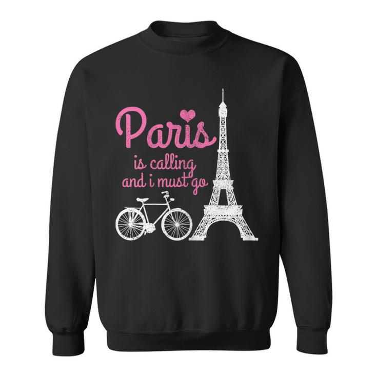 Paris France Eiffel Tower Souvenir Sweatshirt