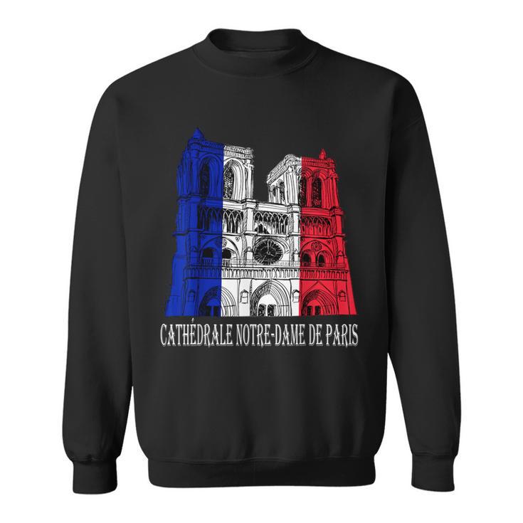 Paris France Notre-Dame Cathedral Sweatshirt