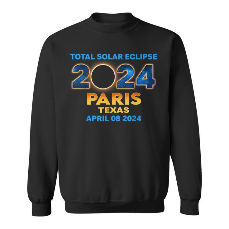Paris Texas Eclipse 2024 Total Solar Eclipse Sweatshirt