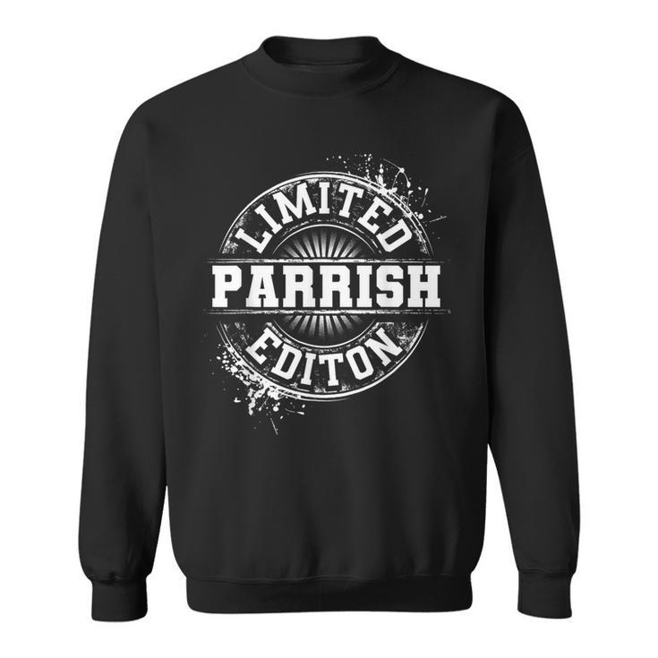 Parrish Surname Family Tree Birthday Reunion Idea Sweatshirt
