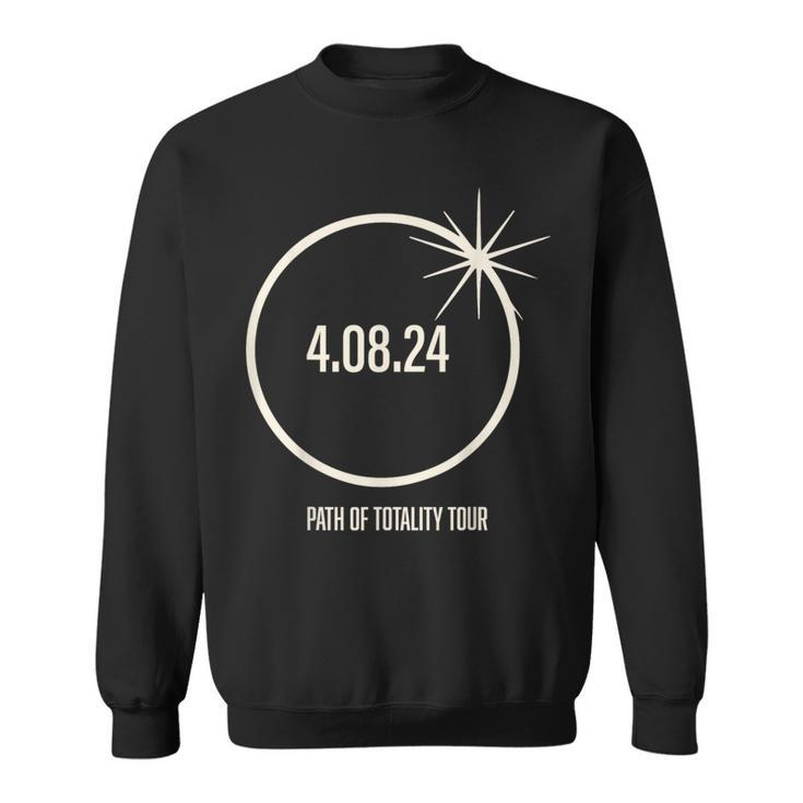 Path Of Totality Tour Minimalistic Solar Eclipse Sweatshirt