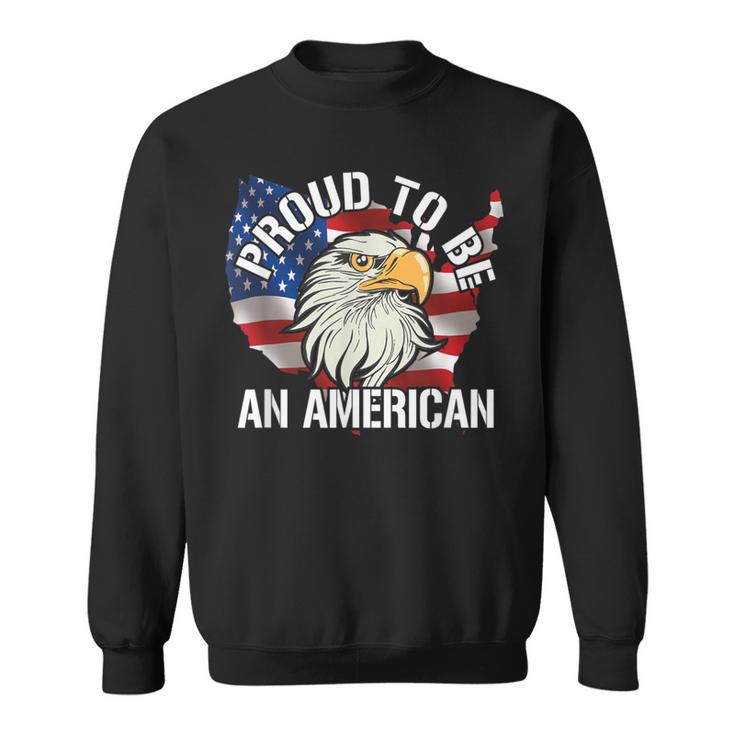 Patriotic Veteran Memorial Day I Am Proud To Be An American Sweatshirt