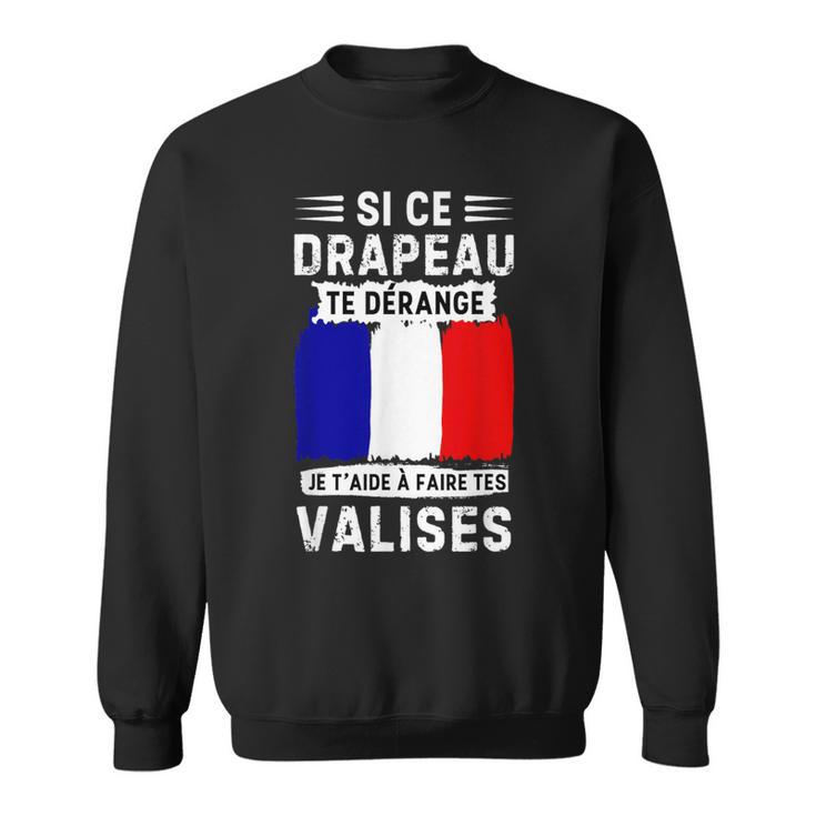 Sweatshirt France Kurdistan Cœur - Fierté Kurde Française - Coupe Classique, Col Tissé - Unisexe