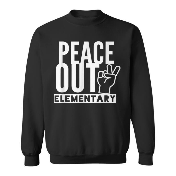 Peace Out Elementary School Off To Middle School Sweatshirt