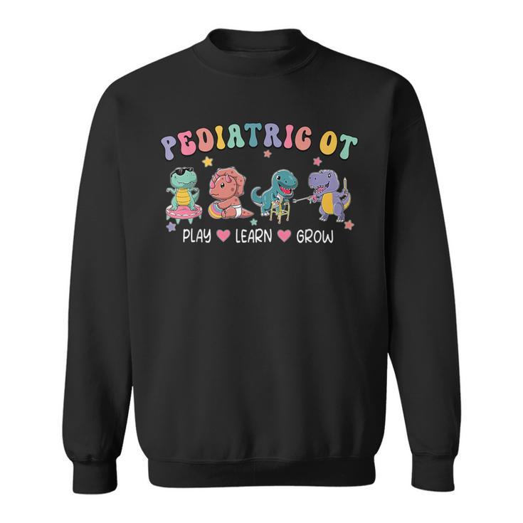 Pediatric Occupational Therapy Ot Assistant Cute Dinosaur Sweatshirt