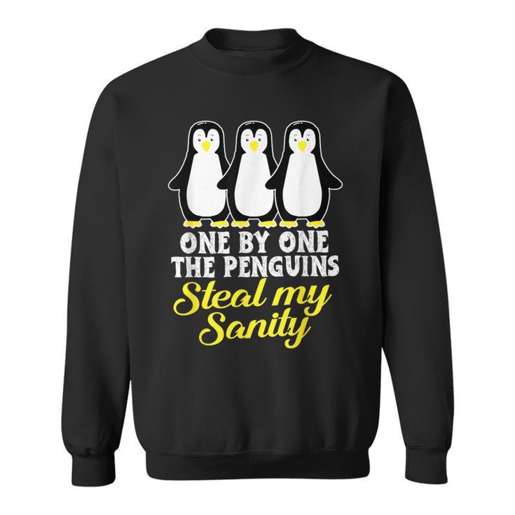 Penguin One By One The Penguins Steal My Sanity Sweatshirt