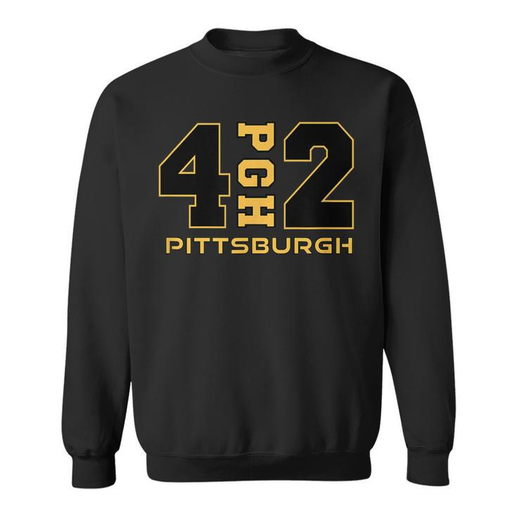 Pennsylvania 412 Area Code Burgh Sl City Local Pittsburgh Sweatshirt