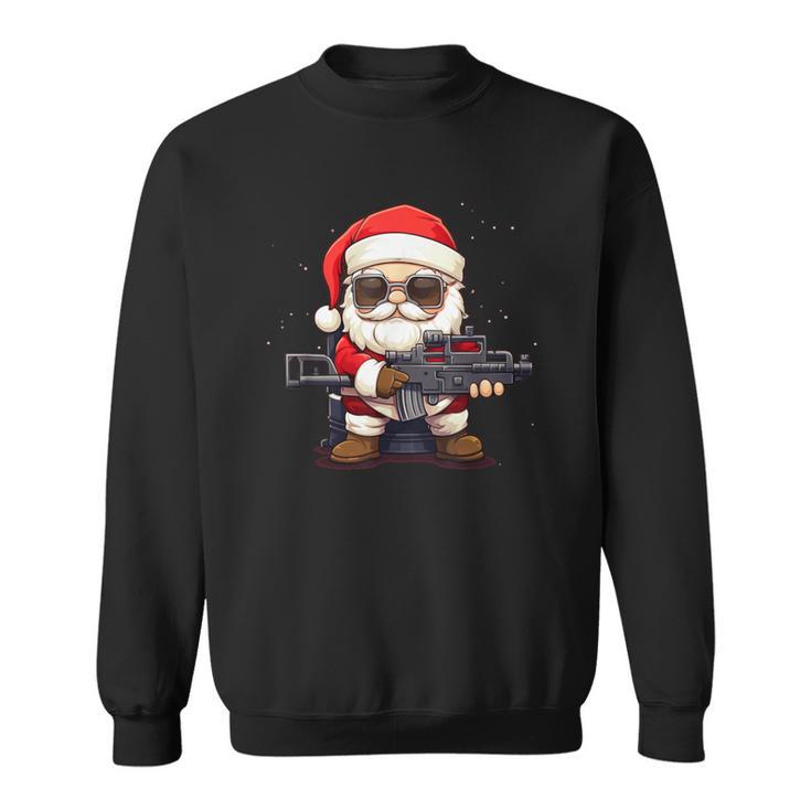 Sweatshirt Joyeux Noël Aux Troupes ! - Père Noël Militaire Français, Cadeau De Soutien Aux Armées - 2