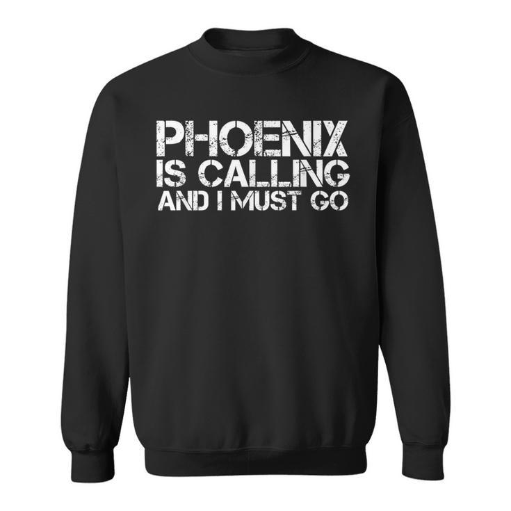 Phoenix Az Arizona City Trip Home Roots Usa Sweatshirt