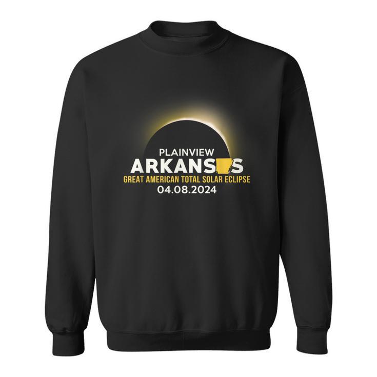 Plainview Ar Arkansas Total Solar Eclipse 2024 Sweatshirt