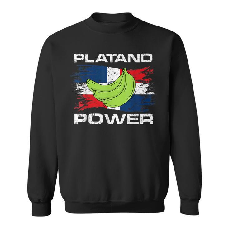 Platano Power Dominican Republic Flag Sweatshirt