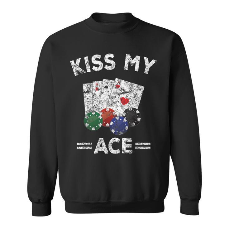 Poker Kiss My Ace Vintage Sweatshirt
