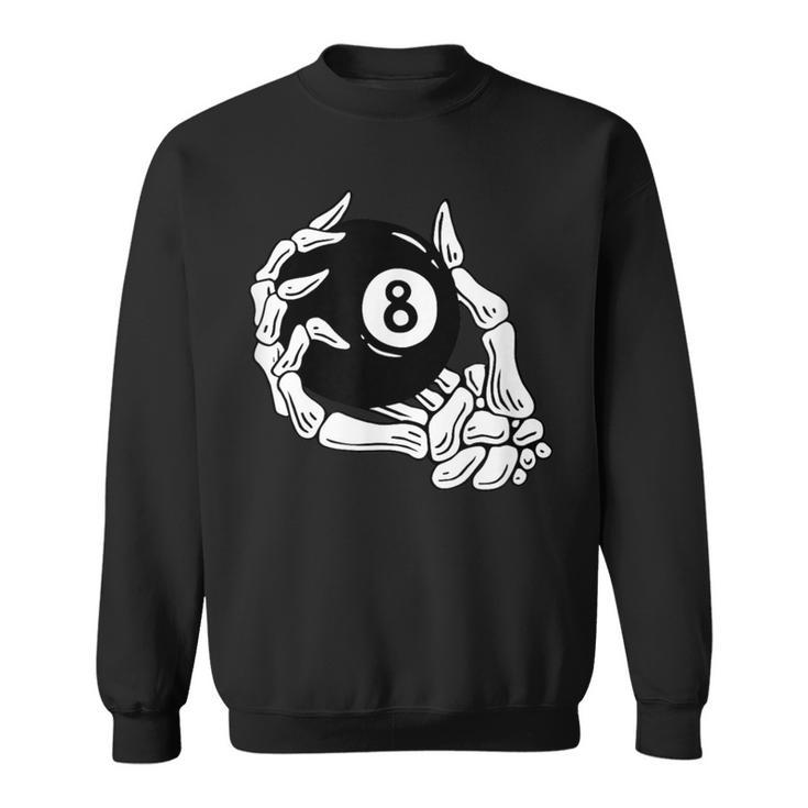 Pool Billiards Vintage 8 Eight Ball Sweatshirt