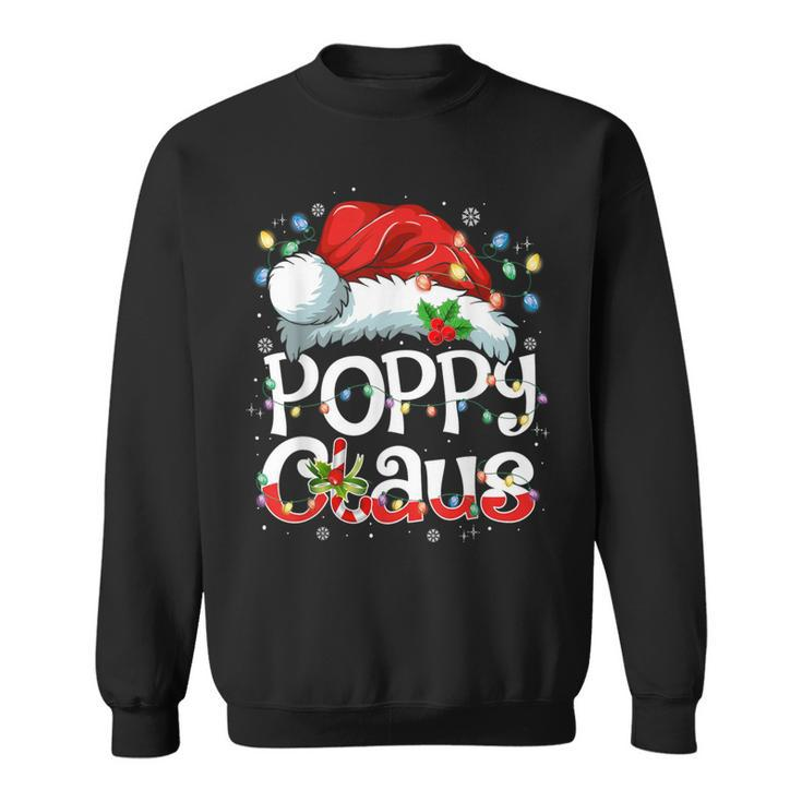 Poppy Claus Xmas Santa Matching Family Christmas Pajamas Sweatshirt