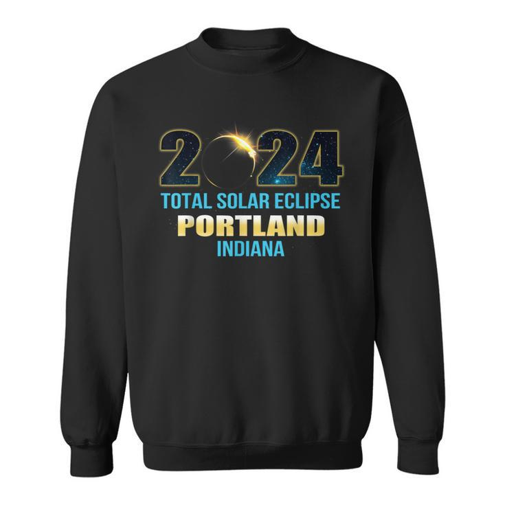 Portland Indiana Total Solar Eclipse 2024 Sweatshirt
