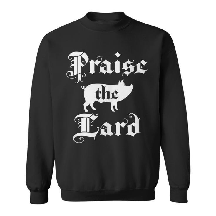 Praise The Lard Official Cris P Bacon Pig Sweatshirt