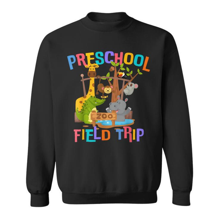 Pre-K Preschool Field Day Trip Squad 2024 Zoo Animal Lover Sweatshirt