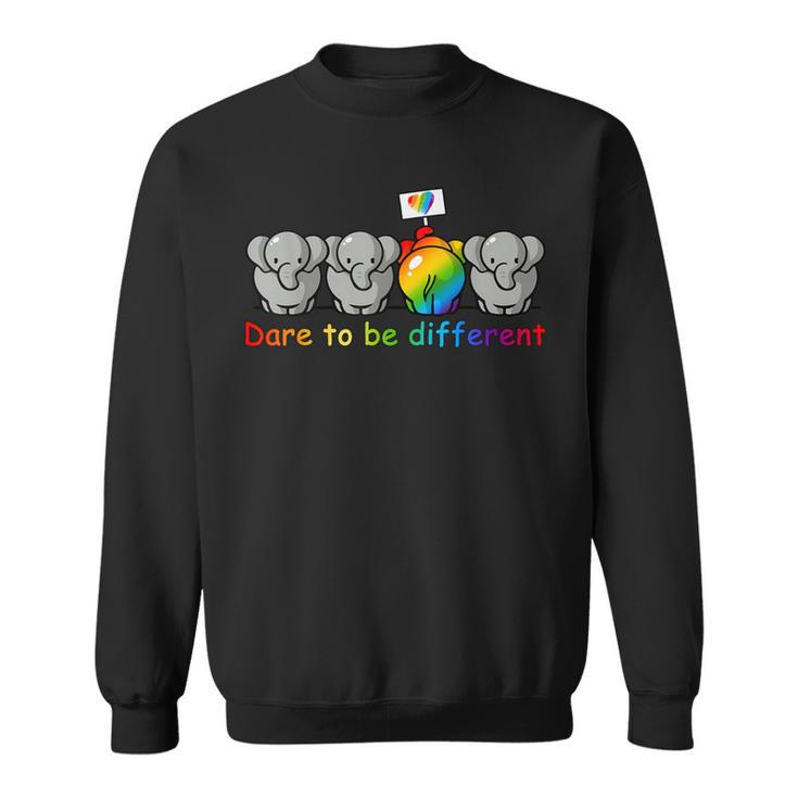 Pride Elephant Lgbt Lesbian Gay Sweatshirt