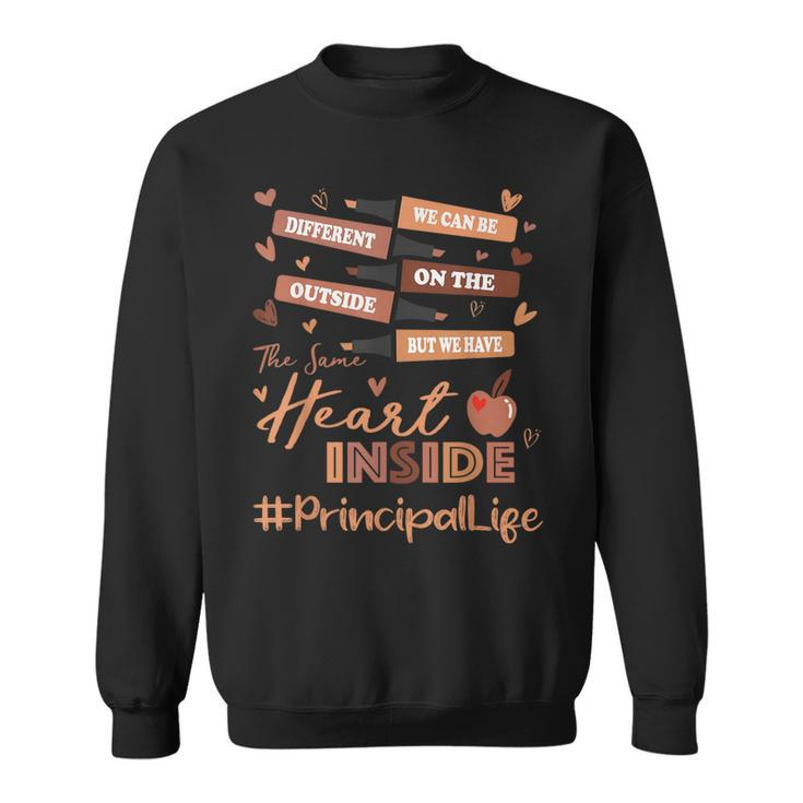 Principal We Can Be Different Black History Month Sweatshirt