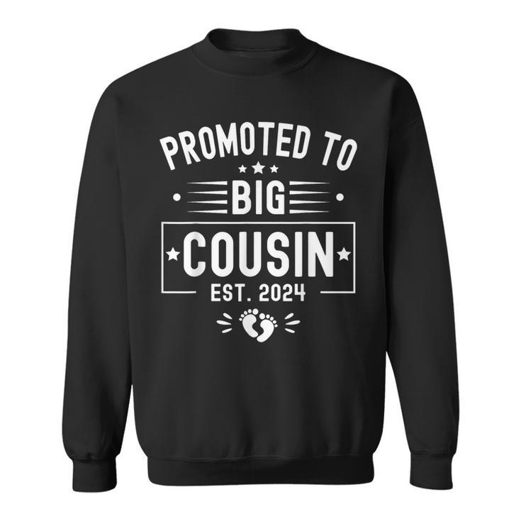 Promoted To Big Cousin Est 2024 Soon To Be Big Cousin 2024 Sweatshirt