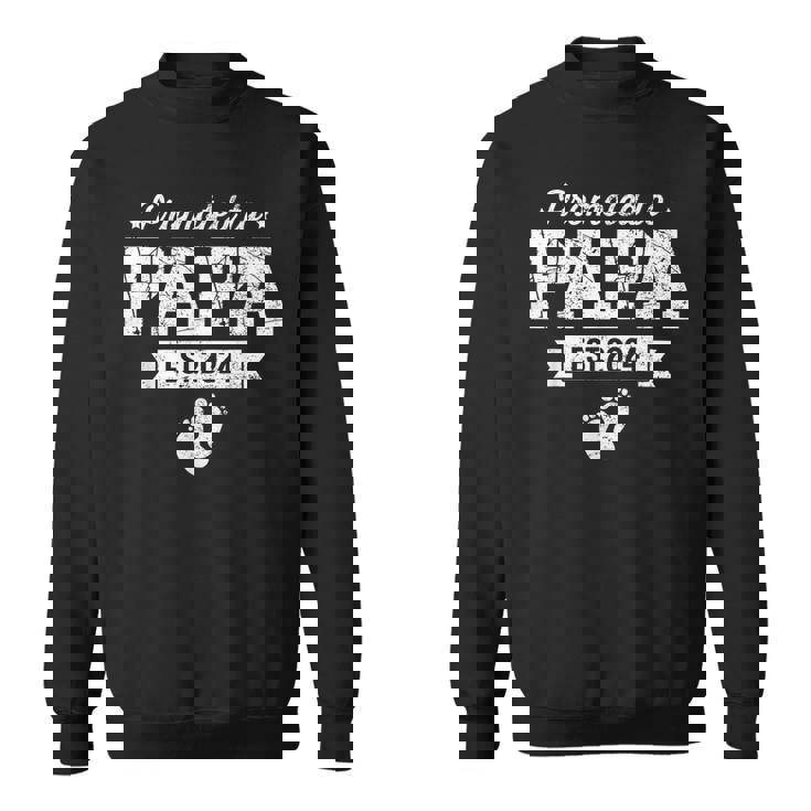 Promoted To Papa 2024 New Dad First Time Fathers Day Sweatshirt