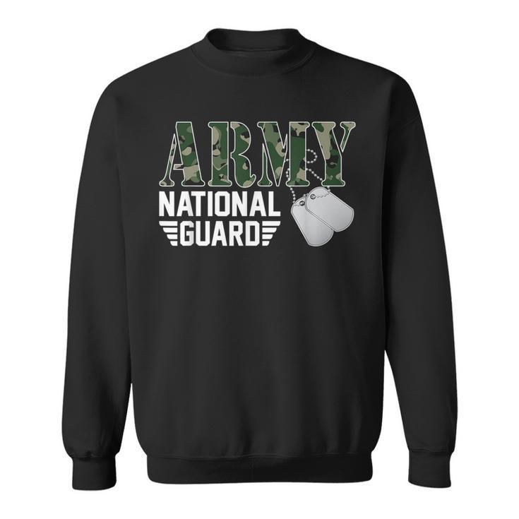 Proud Army National Guard Military Family Veteran Army Sweatshirt