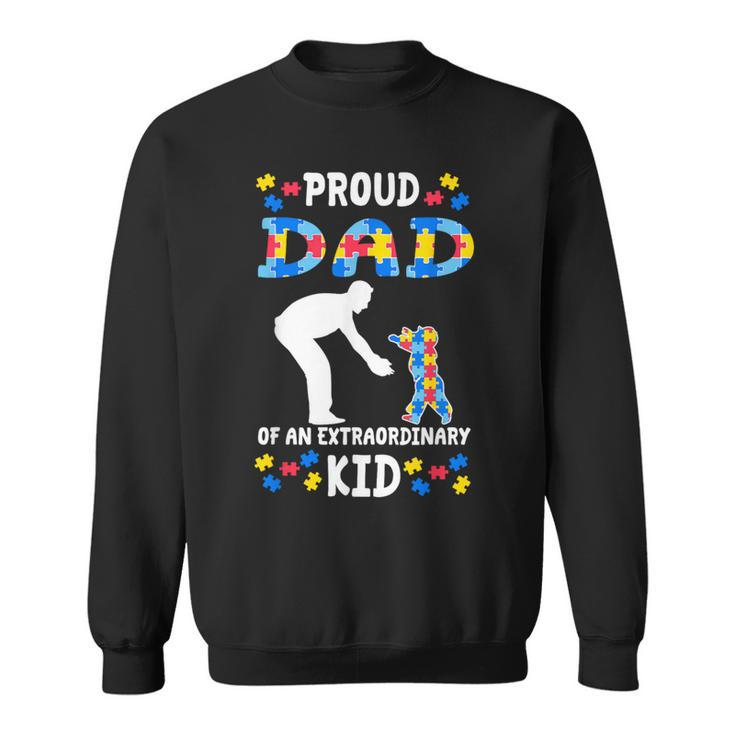 Proud Autism Dad Apparel Matching Autism Awareness Father Sweatshirt