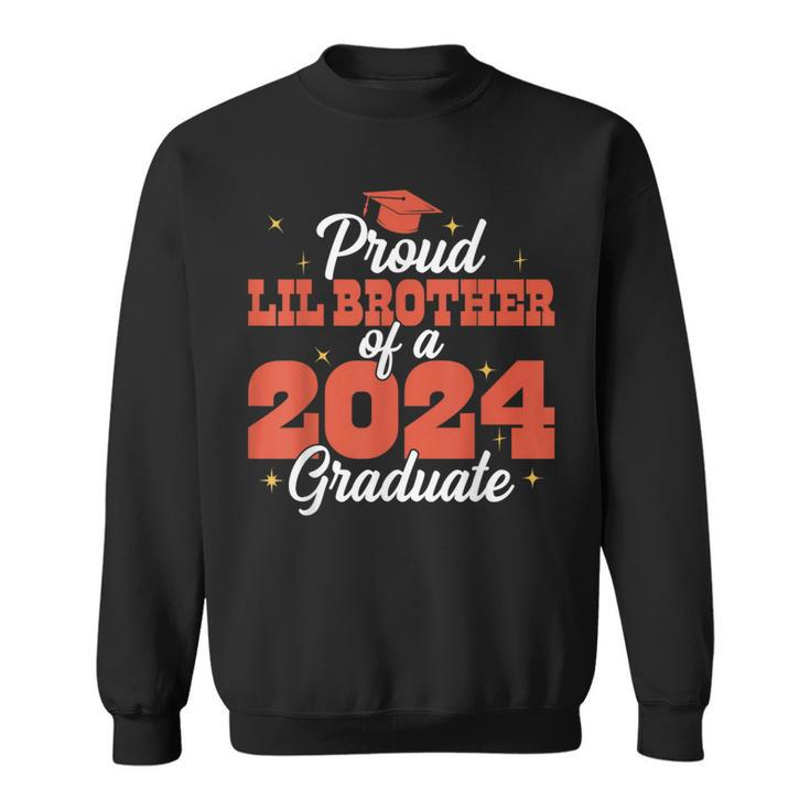 Proud Brother 2024 Senior Family Matching Graduation Sweatshirt