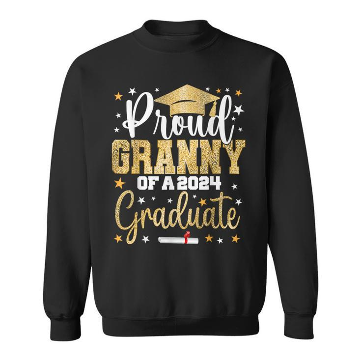 Proud Granny A 2024 Graduate Class Senior Graduation Sweatshirt