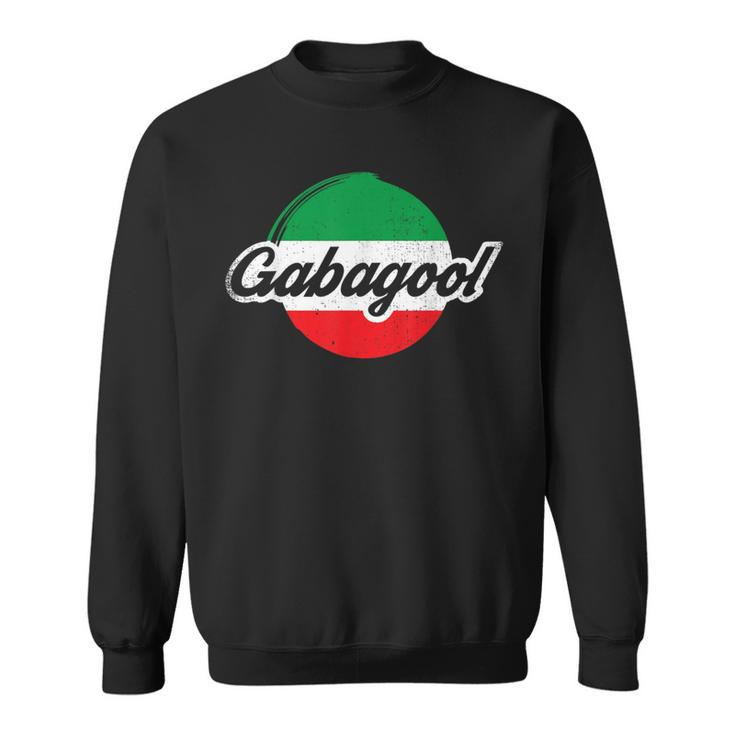 Proud Italian Meat Gabagool Capicola Food Italy Pride Flag Sweatshirt