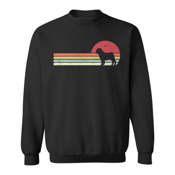 Pug Retro Style Sweatshirt